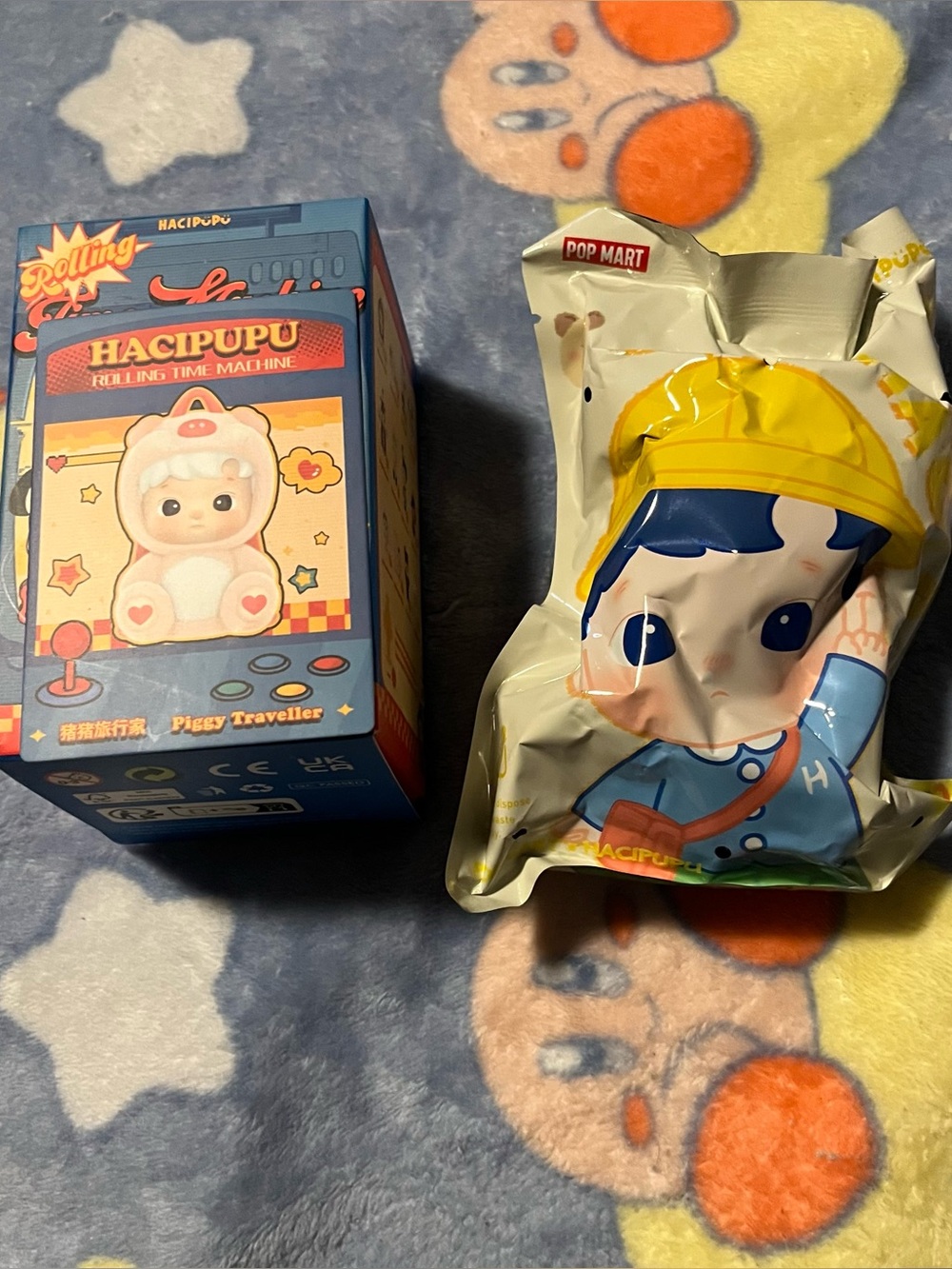 POP Mart Hacipupu Rolling Time Machine Piggy Traveler Blind Box Figure